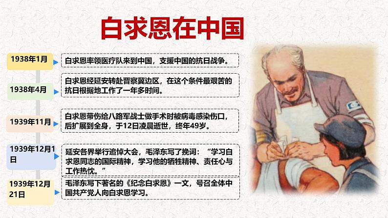 第13课 《纪念白求恩》 七年级语文上册同步课件(统编版2024)06
