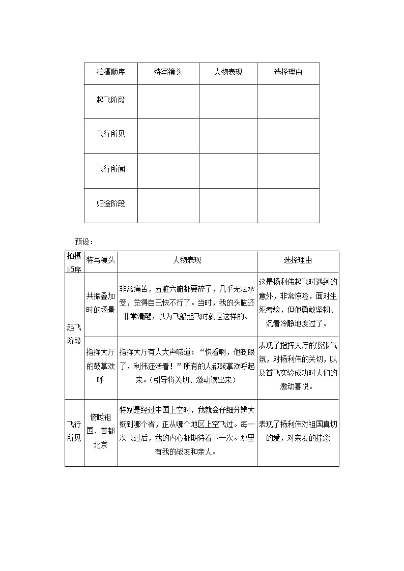 教案:部编版初中语文七年级下册 第23课 太空一日第2页