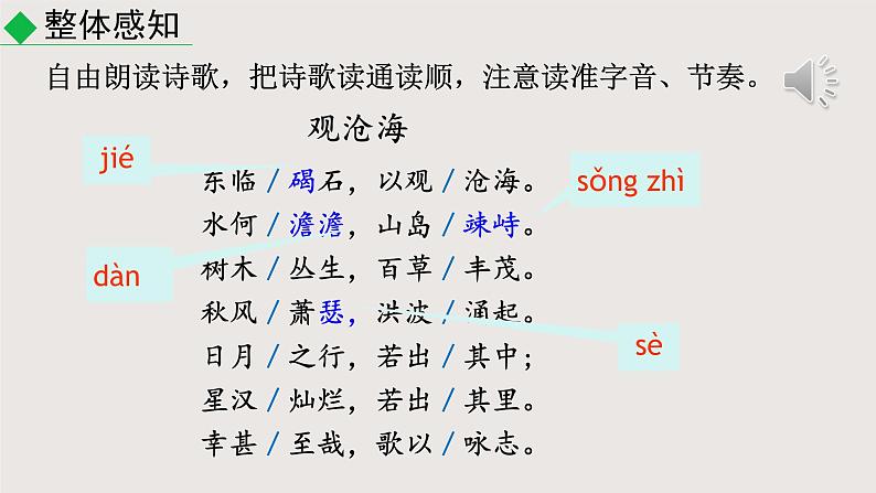 4.1《观沧海》课件-2024-2025学年七年级语文上册同步课堂(统编版2024)第4页