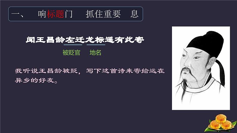 统编版(2024)七年级语文上册4古代诗歌四首-闻王昌龄左迁龙标遥有此寄课件第4页