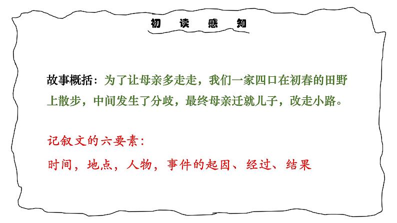 统编版(2024)七年级语文上册6散步课件第8页