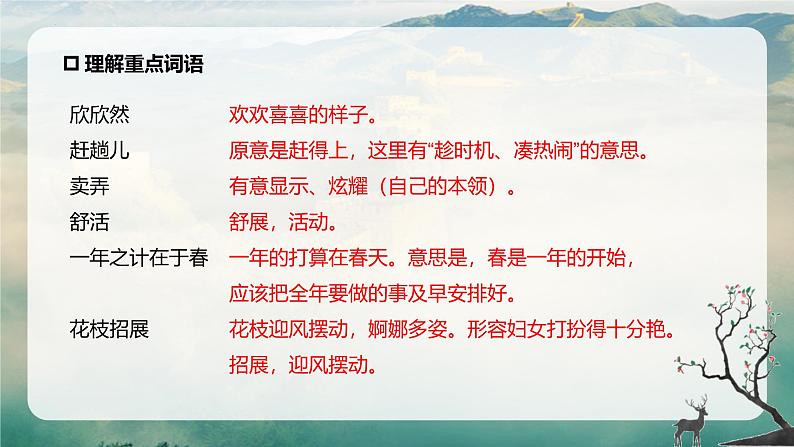 统编版(2024)七年级语文上册1春课件第7页