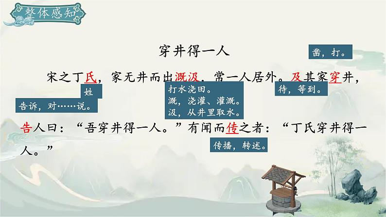 (人教部编2024版)七年级语文上册24.《寓言四则 穿井得一人本》课件06