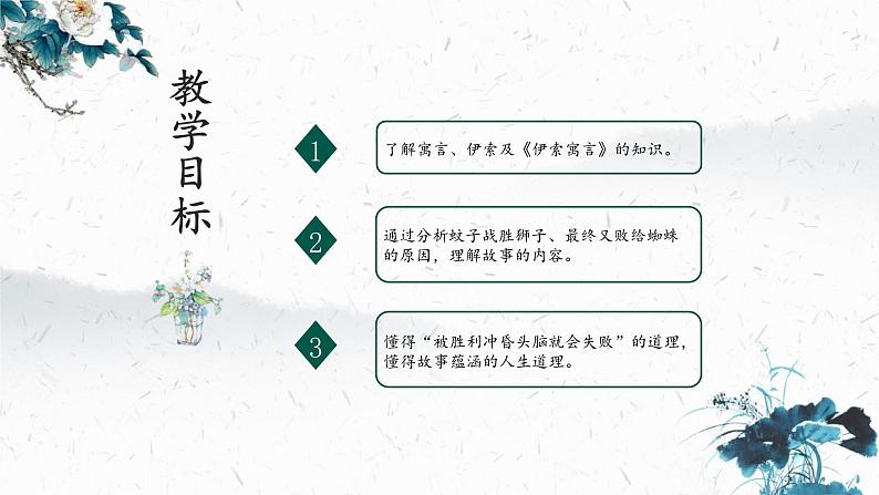 统编版(2024)七年级语文上册24寓言四则-蚊子和狮子课件第2页