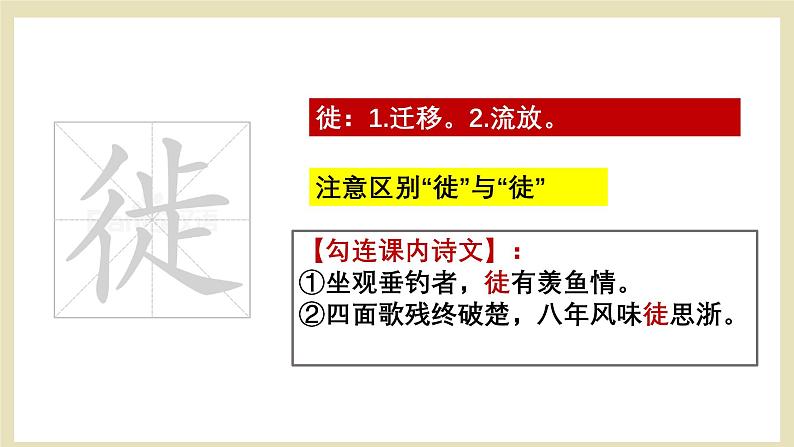 八年级上册古诗文默写易错字突破(精讲课件)-2025年中考语文古诗文默写高频易错字讲义与配套练习(全国通用)第5页