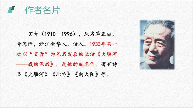 统编版(2024)九年级语文上册3我爱这土地课件(同课异构三)第3页