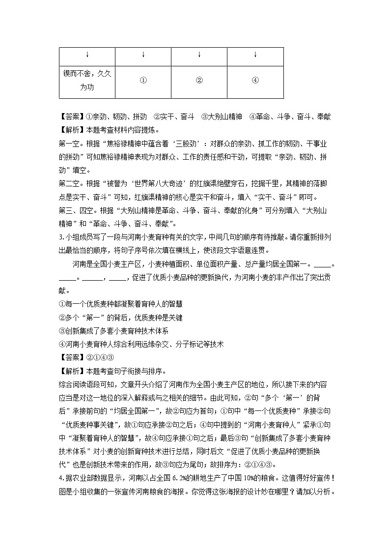 河南省洛阳市部分学校2024-2025学年九年级上学期9月月考语文试题(解析版)02