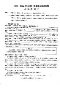 广东省汕头市潮阳区龙港初级中学2023-2024学年八年级下学期期末考试语文试题