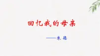 人教部编版(2024)14 回忆我的母亲/朱德教课ppt课件