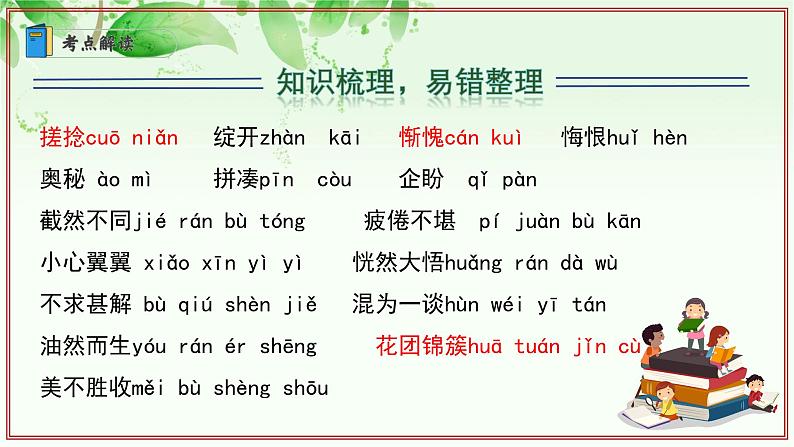 专题01 字音字形词语(考点串讲)-2024-2025学年七年级语文上学期期末考点大串讲(统编版2024 五四学制)课件PPT08