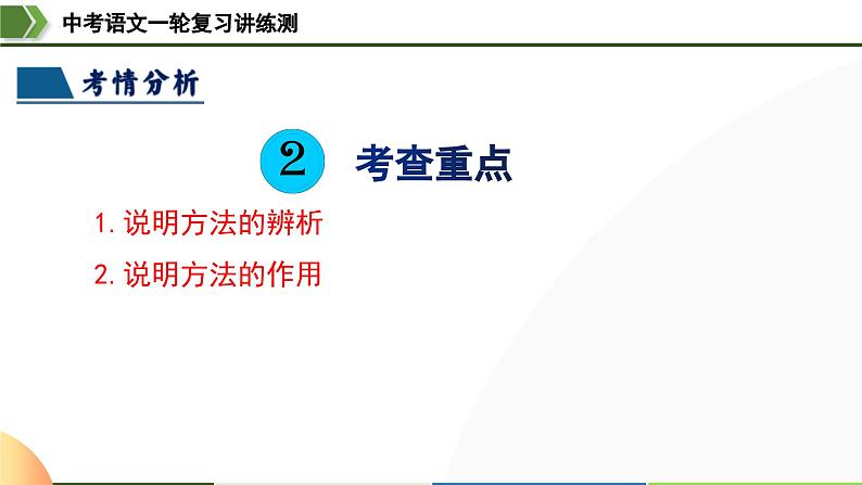中考语文一轮复习讲练测课件 第33讲 说明方法及作用(含解析)06