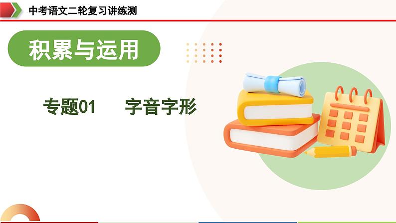 中考语文二轮复习讲练测课件专题01 字音字形(含解析)第1页