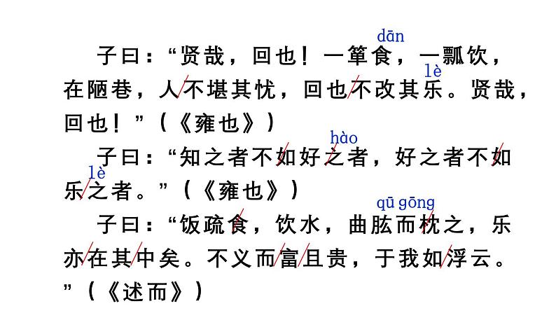 初中语文新人教部编版七年级上册第12课《论语》十二章考点精讲课件(2024秋)第7页