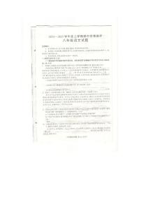 河南省驻马店市平舆县2024-2025学年八年级上学期期中学情测评语文试卷