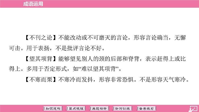 专题03 成语运用-2024年中考语文专题复习(课件)06