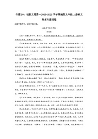 专题10：记叙文阅读--2024-2025学年统编版九年级上册语文期末专题训练