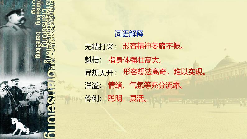 课件:部编版语文九年级下册第6课 变色龙第8页