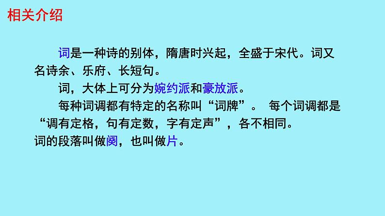初中语文人教部编版九年级上册 水调歌头 课件第4页