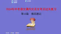 中考语文一轮复习课内文言文考点过关复习课件15：桃花源记（含答案）