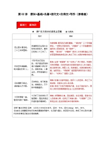 (暑假讲义)初中语文九年级辅导讲义第02讲  新知+基础+名著+现代文+古诗文+写作(2份,原卷版+解析版)