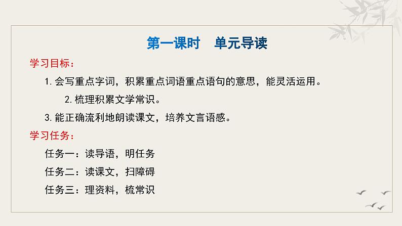 统编初中语文九年级下册第六单元整体教学课件第4页