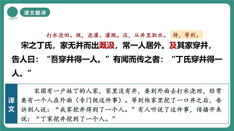 2024-2025学年统编版语文七年级上册 第24课《穿井得一人》 课件第7页