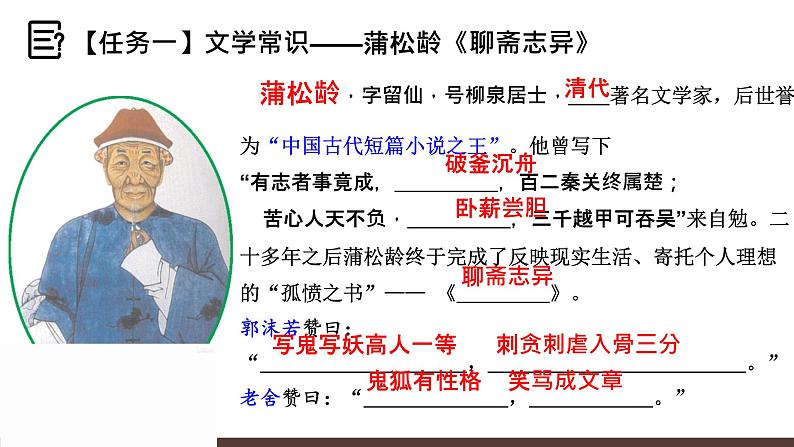 初中语文人教部编版2024七年级上册2024 20《 狼》课件第7页