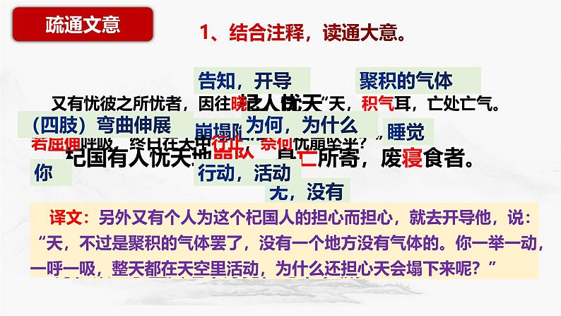 第24课《寓言四则——杞人忧天》课件 -2024—2025学年统编版语文七年级上册第8页