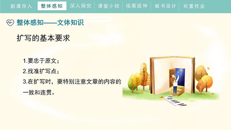 人教部编版(2024)九年级语文下册第一单元写作 学习扩写精品课件第8页