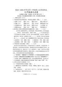 辽宁省铁岭市铁岭县2024-2025学年九年级上学期12月月考语文试题