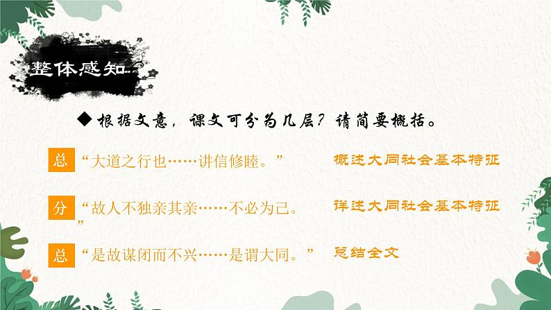 部编版语文八年级下册 22 大道之行也课件第7页