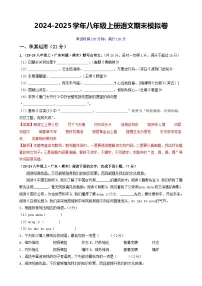 2024-2025学年八年级上学期语文期末模拟试题（人教版）