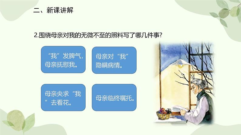 统编版(2024)语文七年级上册 5 秋天的怀念课件第8页