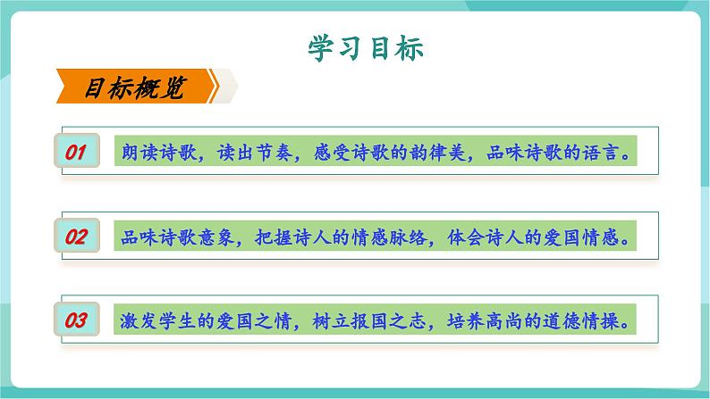 第01课 诵读炽热的诗歌 拥抱亲爱的祖国——祖国啊,我亲爱的祖国(教学课件)第2页