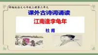 人教部编版(2024)七年级上册(2024)江南逢李龟年/杜甫教课内容ppt课件