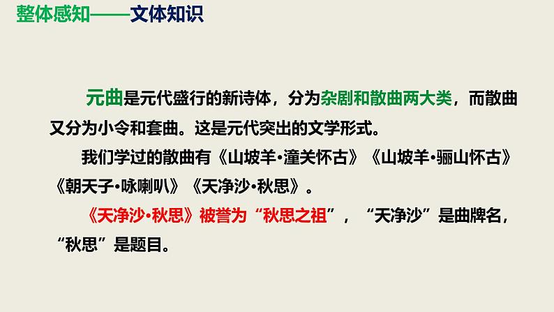 部编版九下语文第六单元课外古诗之《三坡羊 骊山怀古》 同步课件第7页