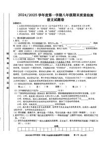 安徽省合肥市蜀山區(qū)2024-2025學(xué)年度第一學(xué)期期末八年級(jí)語(yǔ)文試卷