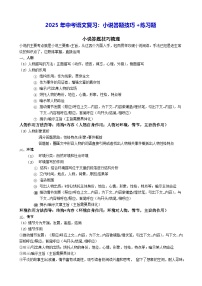 2025年中考语文复习：小说答题技巧+练习题（含答案解析）