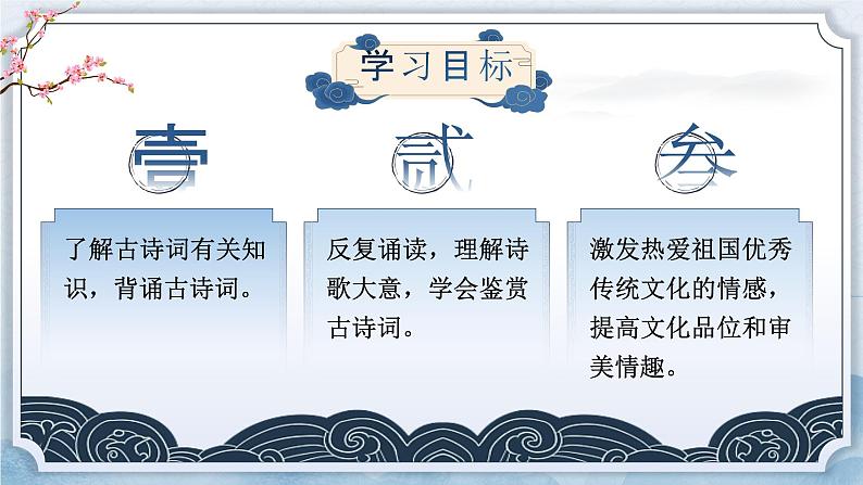 部编版2024春八年级语文第六单元课外古诗词诵读(第一课时)课件第2页