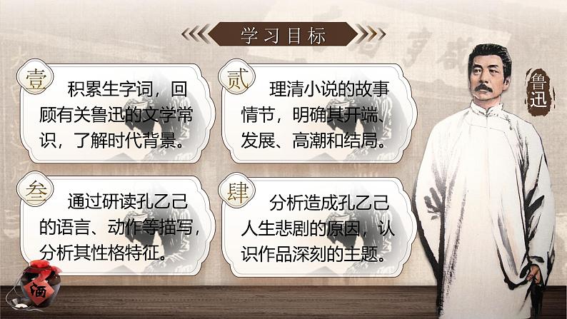 部编版2024九年级下册语文5.孔乙己 课件第3页