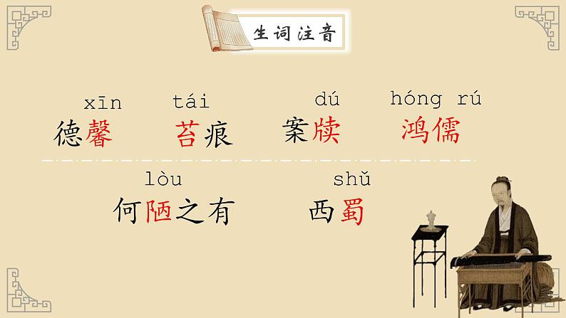 人教部编版初中语文七年级下册 《17.短文两篇-陋室铭》课件第7页