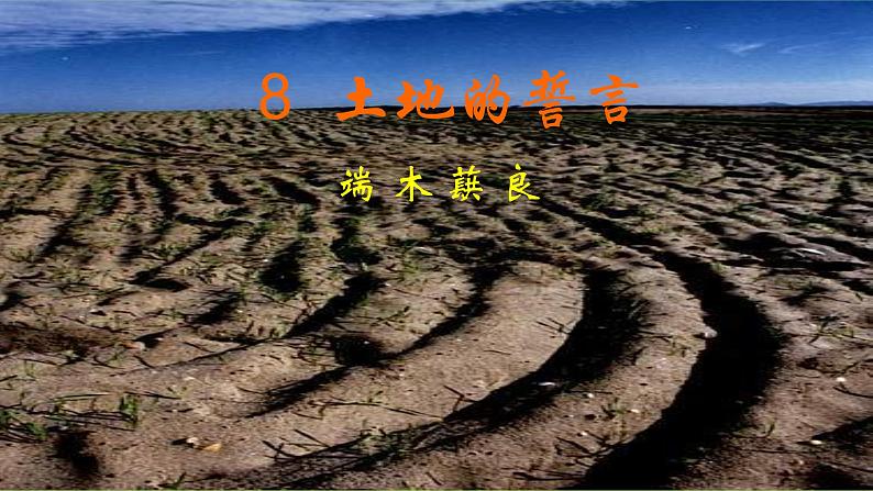 8《 土地的誓言》【2022新课标】课件第5页