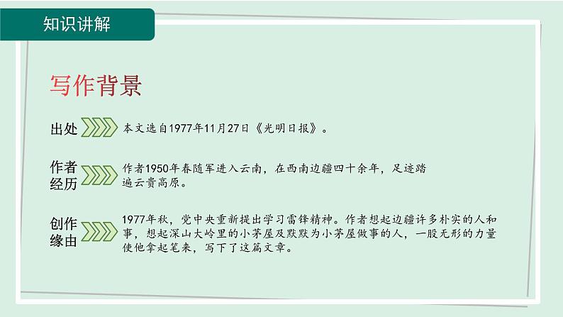 七年级语文下册课件《驿路梨花》第3页