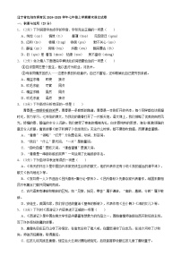 辽宁省沈阳市浑南区2024-2025学年七年级上学期期末语文试卷