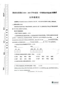 甘肃省陇南市武都区2024-2025学年九年级上学期期末 语文试题