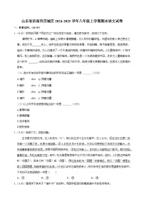 山东省济南市历城区2024-2025学年八年级上学期期末考试语文试卷