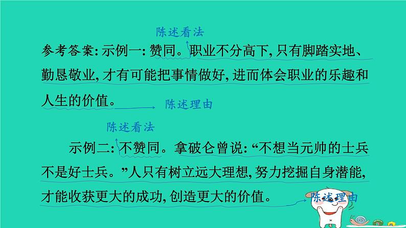 福建省2024中考语文阅读专题二实用类文本__议论文阅读考点7拓展延伸课堂讲本课件第5页