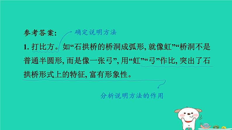 福建省2024中考语文阅读专题三实用类文本__说明文阅读考点4说明方法课堂讲本课件第5页