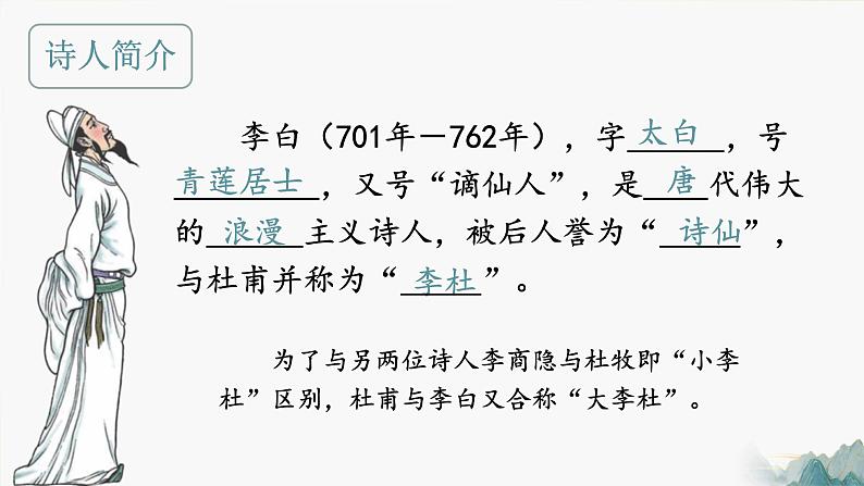 第三单元课外古诗词诵读《春夜洛城闻笛》课件人教部编版(2024)七年级下册第3页