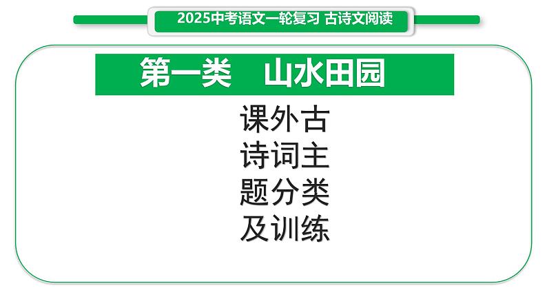 2025年中考语文专题复习之古诗文阅读课件第3页